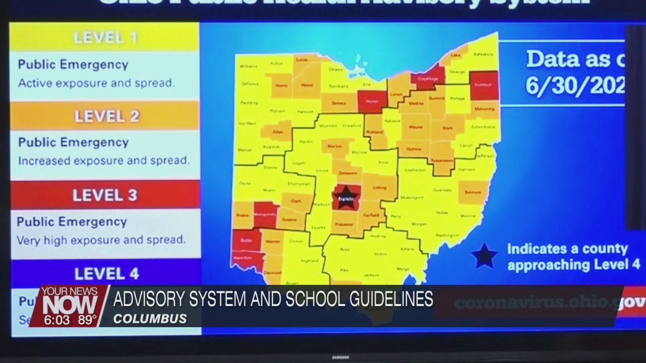 COVID advisory system and school recommendations announced